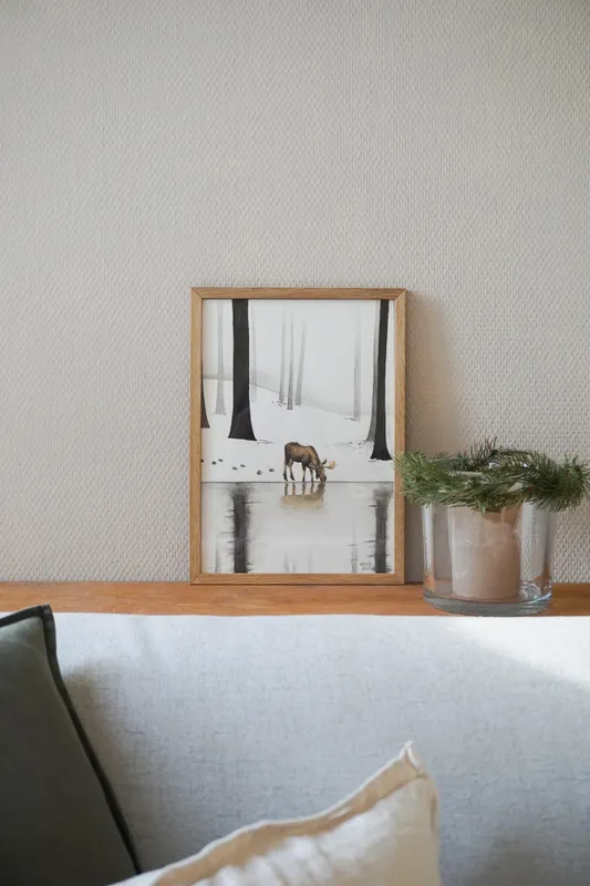 Wenn der erste Schnee gefallen ist, legt sich eine ganz besondere Stille auf die Landschaft. Nur die Schritte im Schnee sind durch das Knirschen lauter als sonst.